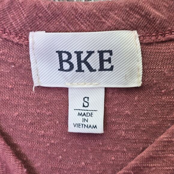 BKE Top Womens Small Tiered Short Sleeve Rayon Bohemian Cottage Flowy Oversized - Picture 3 of 9